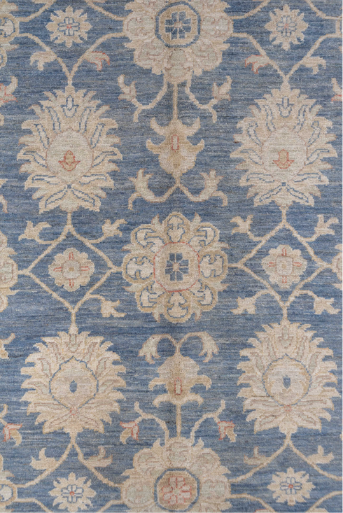 Vintage Afghan Area Rug (9' x 12')